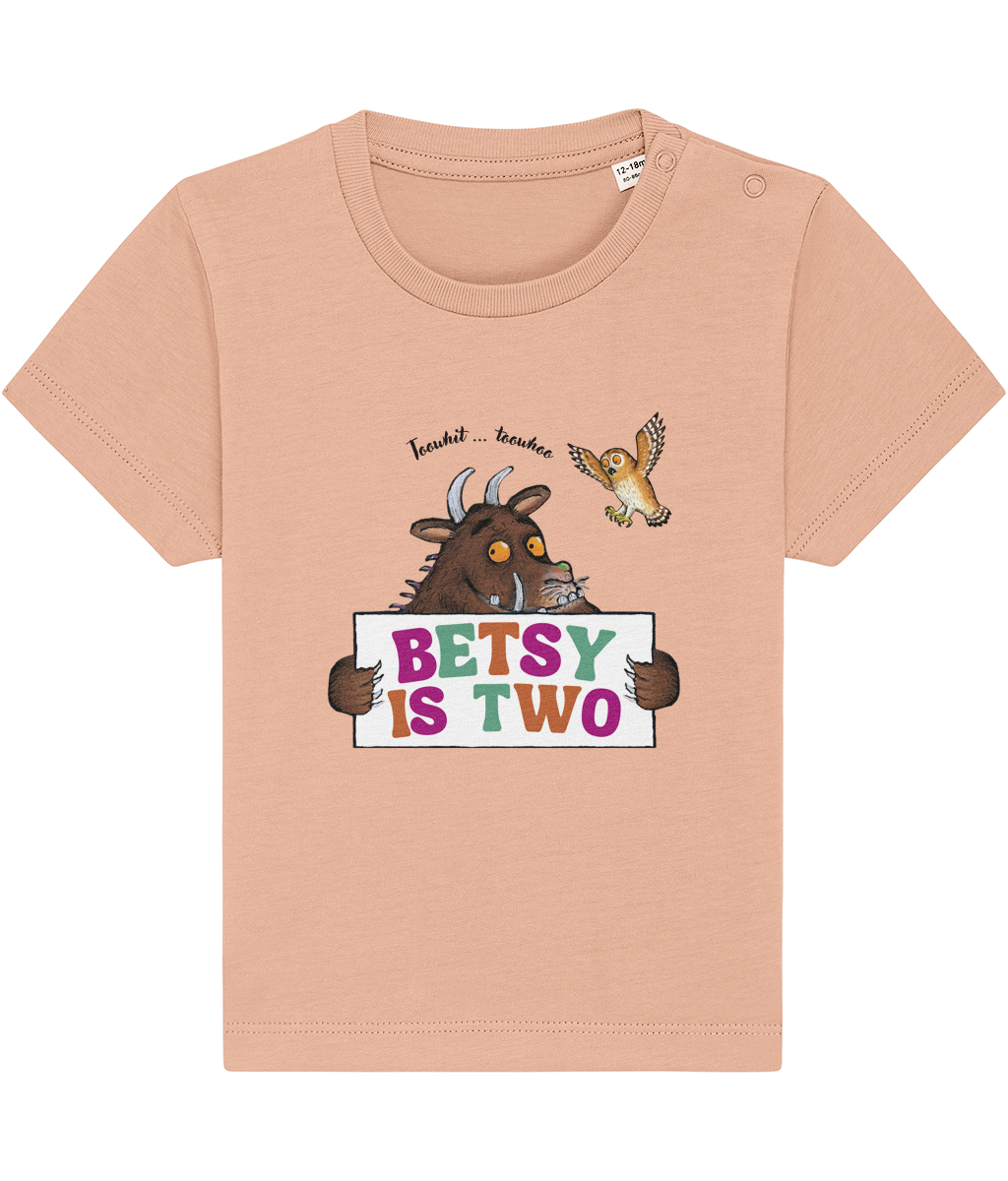 Personalised 2nd Birthday Gruffalo Tee
